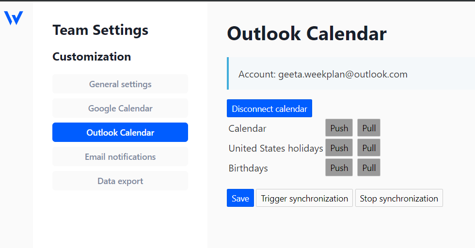 How to synchronize your tasks with Outlook / Knowledge base / Week Plan