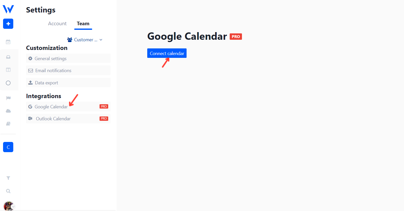 How to synchronize your tasks with Google Calendar. / Week Plan